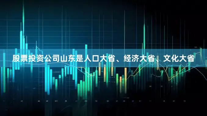 股票投资公司山东是人口大省、经济大省、文化大省